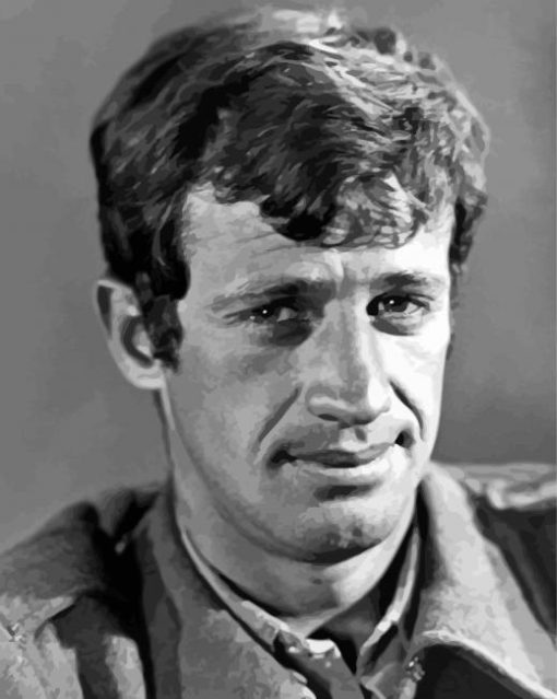 Black And White Jean Paul Belmondo Diamond Paintings