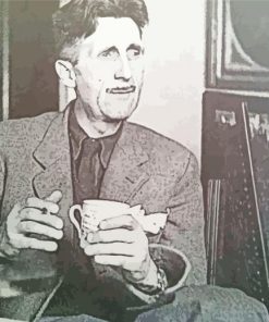 Black And White George Orwell Diamond Paintings