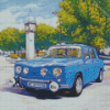 Blue Vintage Renault Diamond Painting