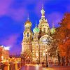 Cathedral Of The Savior On Spilled Blood St Petersburg Russia Diamond Painting
