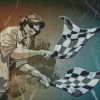 Checkered Flag Art Diamond Paintings