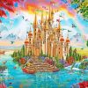 Fantasy Rainbow Castle Diamond Paintings