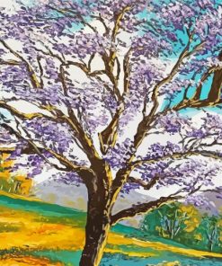 Jacaranda Tree Diamond Painting