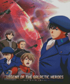 Legend Of The Galactic Heroes Vintage Anime Diamond Paintings