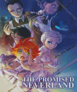 Manga Anime The Promised Neverland Diamond Paintings