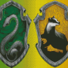 Slytherin Hufflepuff Diamond Paintings