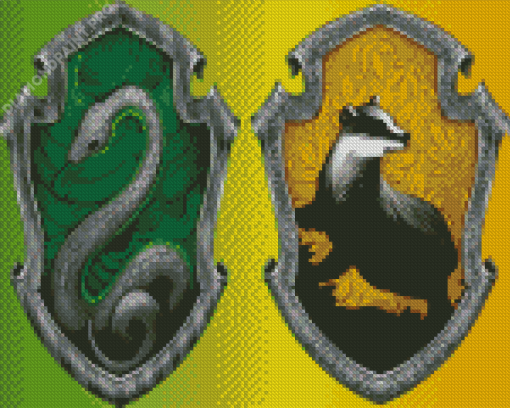 Slytherin Hufflepuff Diamond Paintings