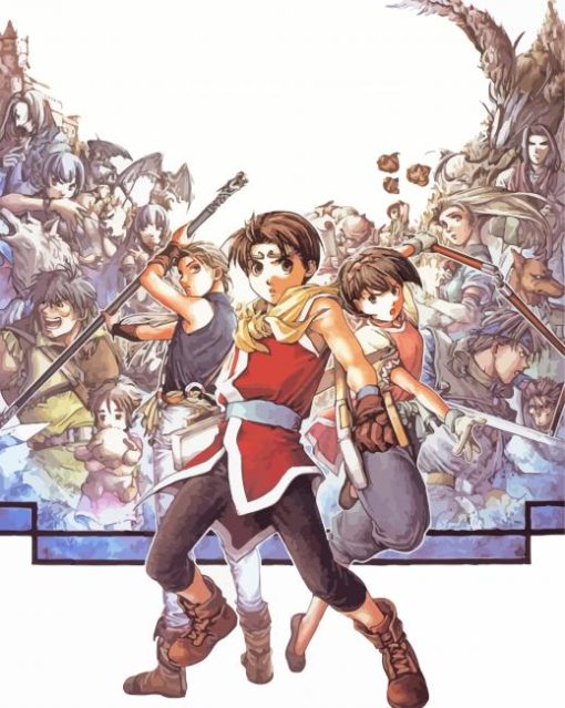 Suikoden Characters Diamond Paintings