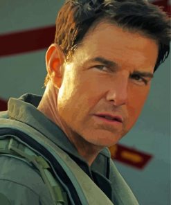 Tom Cruise In Top Gun Diamond Painting