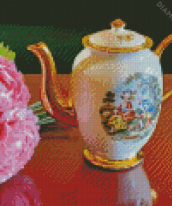 Victorian Teapot Diamond Painting
