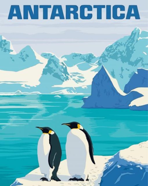 Aesthetic Antarctica Poster Diamond Painting