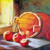 Aesthetic Apple Basket Fruit Diamond Painting