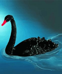 Aesthetic Black Swan Art Diamond Painting