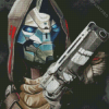 Aesthetic Cayde 6 Art Diamond Painting