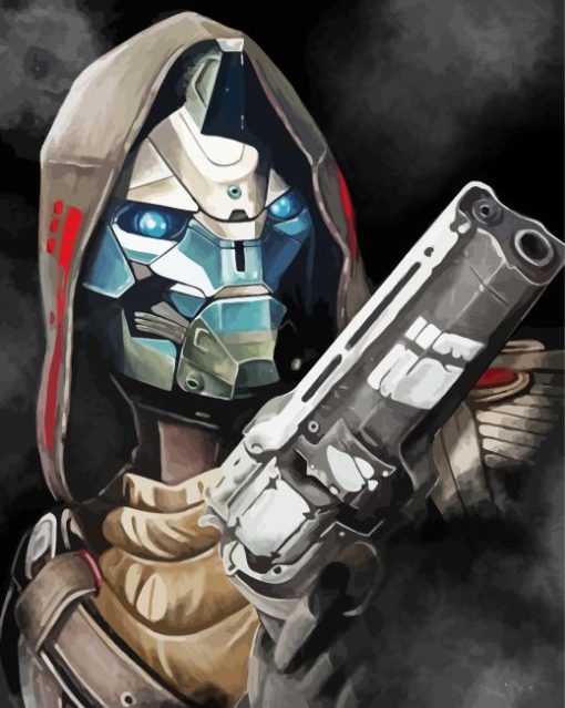 Aesthetic Cayde 6 Art Diamond Painting