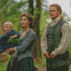 Aesthetic Claire Fraser And Jamie Fraser Outlander Diamond Painting