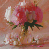 Aesthetic Still Life With Pink Peonies Diamond Paintings