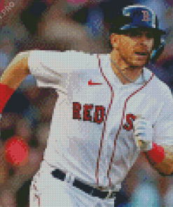 Aesthetic Boston Red Sox Player Diamond Painting