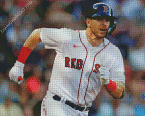 Aesthetic Boston Red Sox Player Diamond Painting