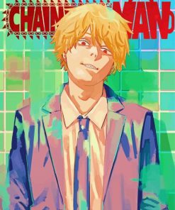 Aesthetic Chainsaw Man Diamond Painting