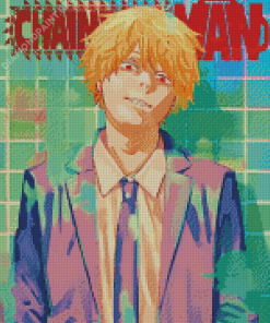 Aesthetic Chainsaw Man Diamond Painting