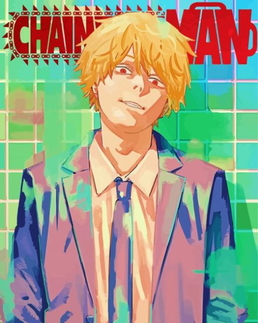 Aesthetic Chainsaw Man Diamond Painting