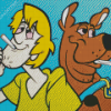 Aesthetic Shaggy And Scooby Stoner Diamond Painting