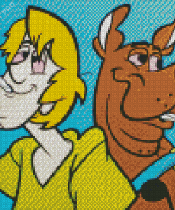 Aesthetic Shaggy And Scooby Stoner Diamond Painting