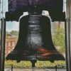Black Liberty Bell Diamond Paintings