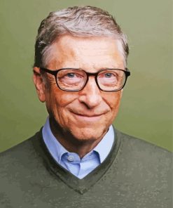 Cool Bill Gates Diamond Painting