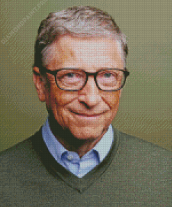 Cool Bill Gates Diamond Painting