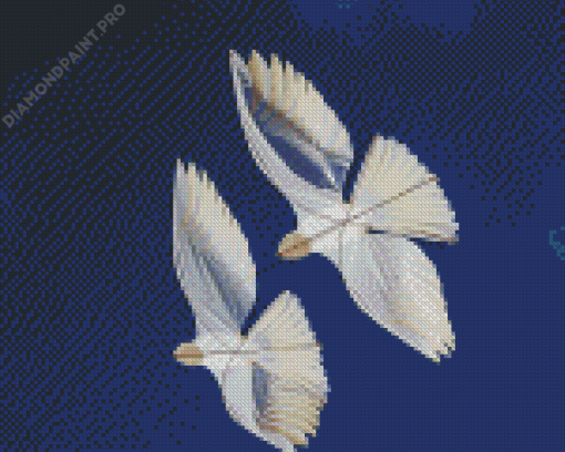 Doves Kites Diamond Paintings