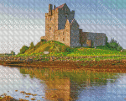 Dungaire Castle Ireland Diamond Painting