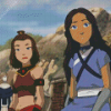 Katara And Suki Characters Diamond Paintings