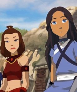 Katara And Suki Characters Diamond Paintings