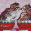 Lovers Kittens In Cup Diamond Painting