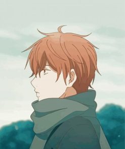 Mafuyu Character Side Profile Diamond Painting