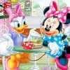 Minnie Mouse And Daisy Diamond Painting