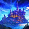 Night Mythical Castle Diamond Painting
