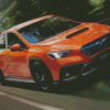 Orange Subaru Wrx Diamond Paintings