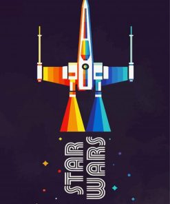 Star Wars Ship Poster Diamond Painting