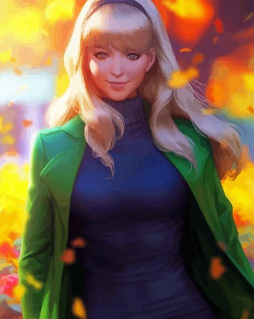 Aesthetic Gwen Stacy Diamond Painting