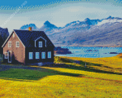 Aesthetic Old Farmhouse Diamond Painting