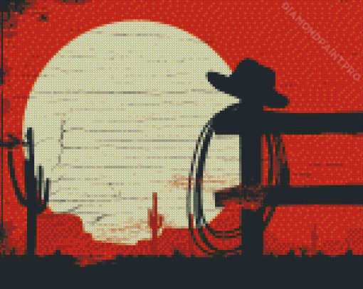 Aesthetic Old Western Diamond Painting