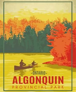 Algonquin Provincial Park Poster Diamond Painting