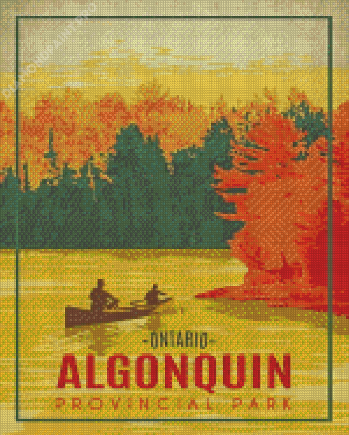 Algonquin Provincial Park Poster Diamond Painting