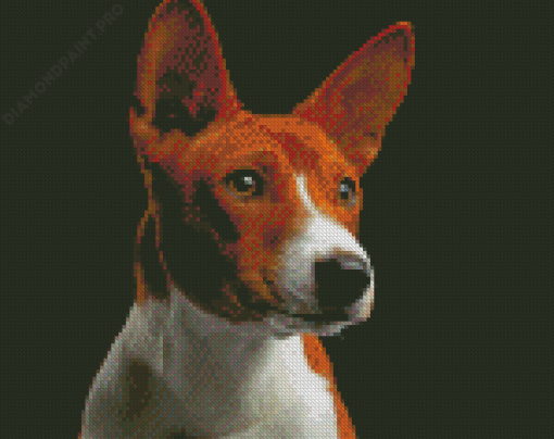 Basenji Dog Diamond Painting