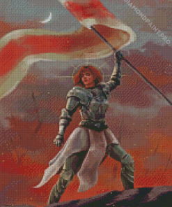 Belarusian Warrior Girl Diamond Painting