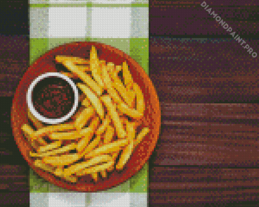 French Fries Diamond Painting