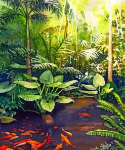 Aesthetic Jungle Plants Art Diamond Painting